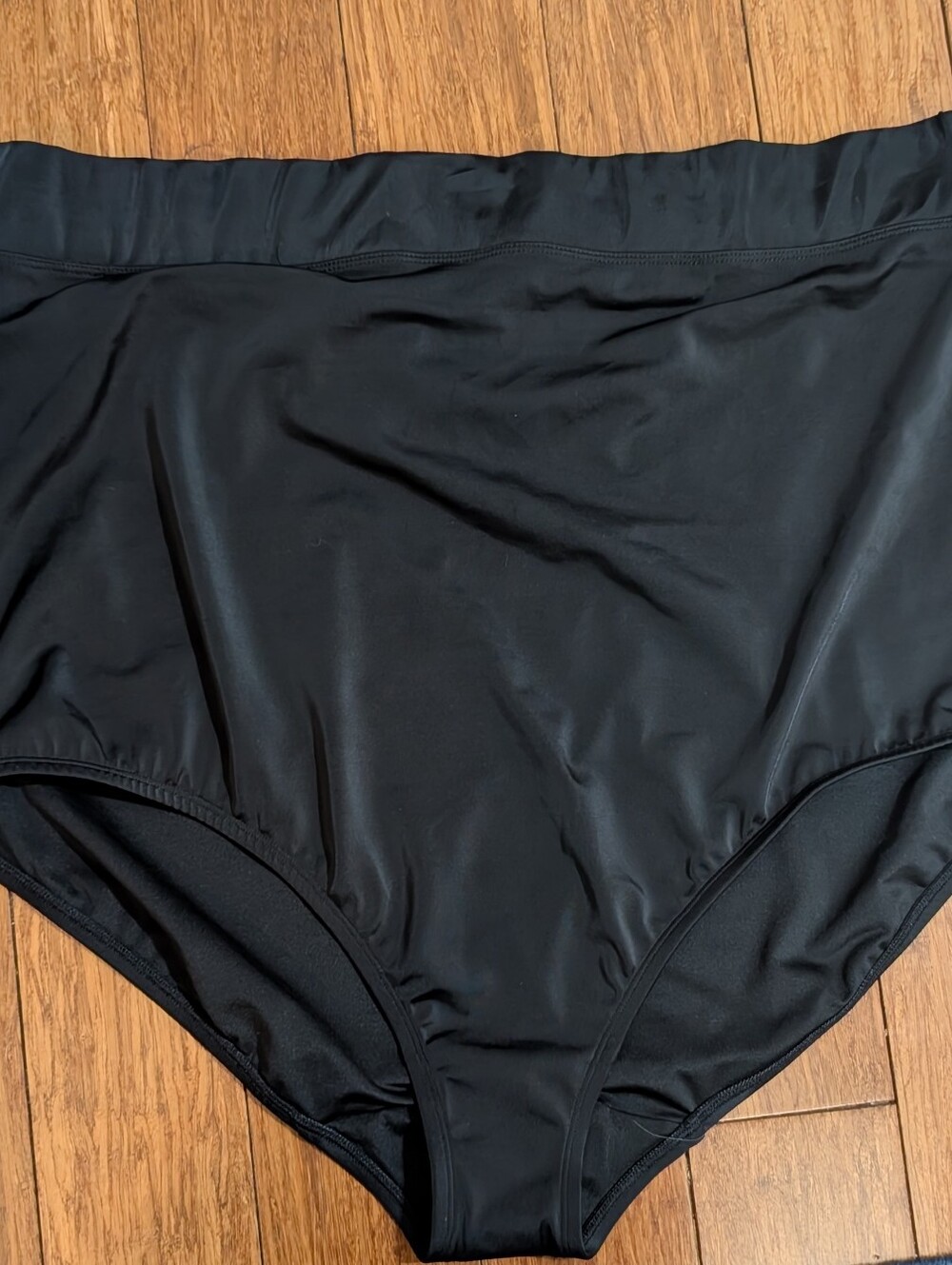 Cacique Black High Waist Swim Bottoms